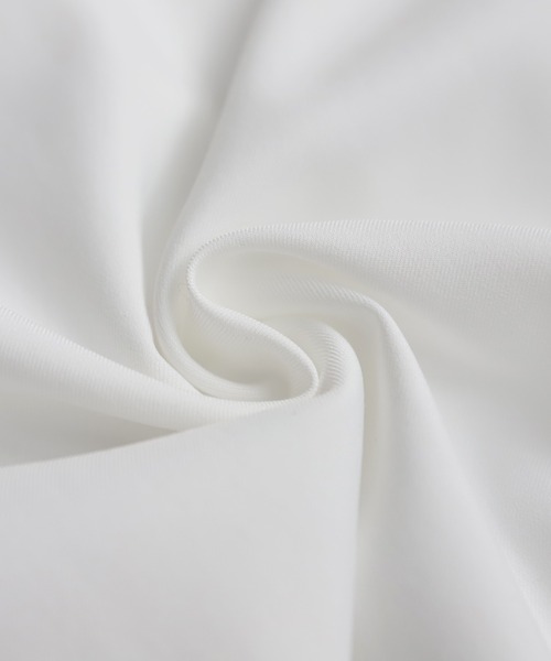 antiqua(アンティカ)の「フリルデザインシャツ(シャツ/ブラウス・レディース・ブラック/ホワイト・ONESIZE)」の5枚目の写真