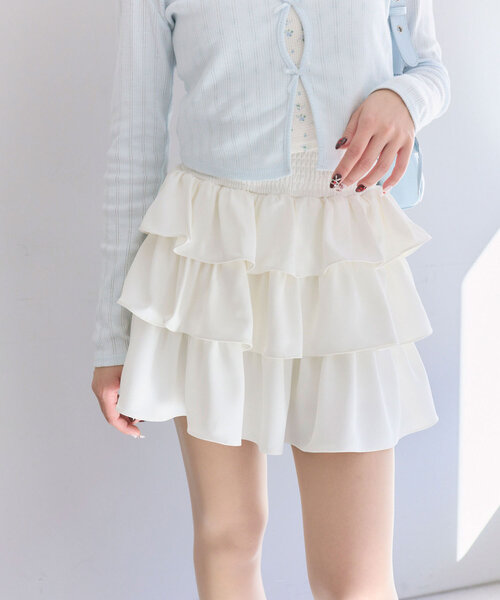 セール】ふりふりミニスカート（スカート）｜OLIVE des OLIVE