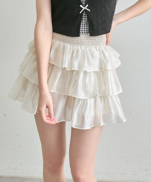 セール】ふりふりミニスカート（スカート）｜OLIVE des OLIVE