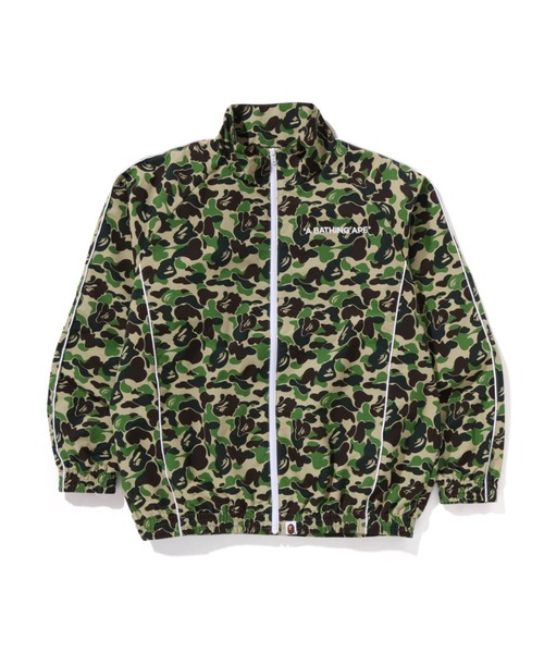 A BATHING APE(アベイシングエイプ)の「ABC CAMO TRACK JACKET(ミリタリージャケット・レディース・ピンク/グリーン/ブルー・FREE)」の1枚目の写真