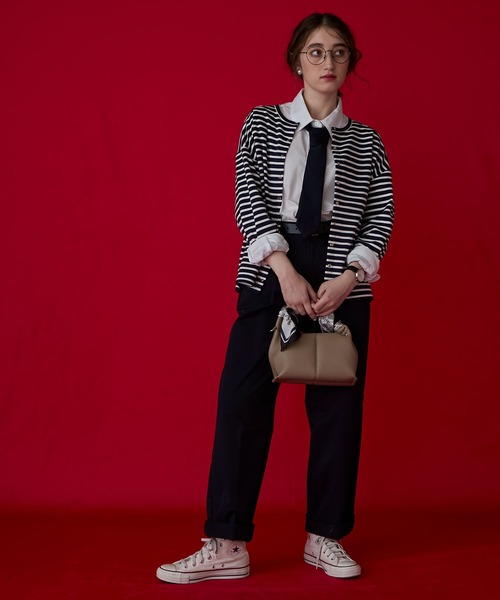 BONLECILL Marche(ボンルシールマルシェ)の「【BONLECILL Marche】2wayタックデザインワンハンドルバッグ/ショルダーバッグ(ハンドバッグ・レディース・ブラック/グレイッシュベージュ/キャメル・FREE)」の10枚目の写真