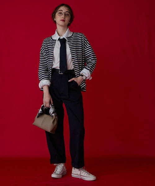 BONLECILL Marche(ボンルシールマルシェ)の「【BONLECILL Marche】2wayタックデザインワンハンドルバッグ/ショルダーバッグ(ハンドバッグ・レディース・ブラック/グレイッシュベージュ/キャメル・FREE)」の11枚目の写真