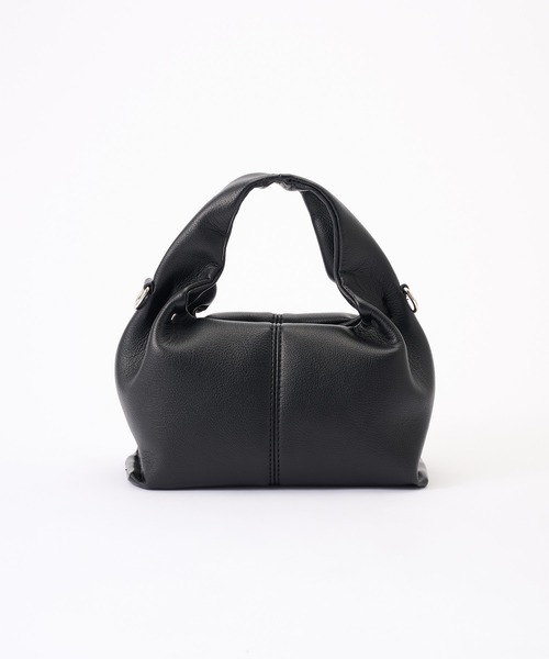 BONLECILL Marche(ボンルシールマルシェ)の「【BONLECILL Marche】2wayタックデザインワンハンドルバッグ/ショルダーバッグ(ハンドバッグ・レディース・ブラック/グレイッシュベージュ/キャメル・FREE)」の19枚目の写真