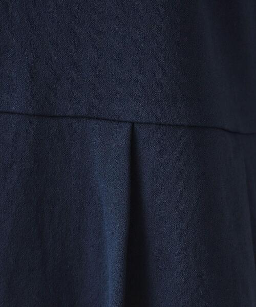 OPAQUE.CLIP（オペークドットクリップ）の「◆ペプラムトップス【UV／吸水速乾／洗濯機洗い可】（Tシャツ/カットソー・レディース・ネイビー/ホワイト/ライトグレー/ブラック・36/38/40/42）」の8枚目の写真