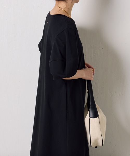 COLLAGE GALLARDAGALANTE（コラージュガリャルダガランテ）の「ランタンスリーブカットワンピース（ワンピース・レディース・オフホワイト/パープル/ブラック・FREE）」の7枚目の写真