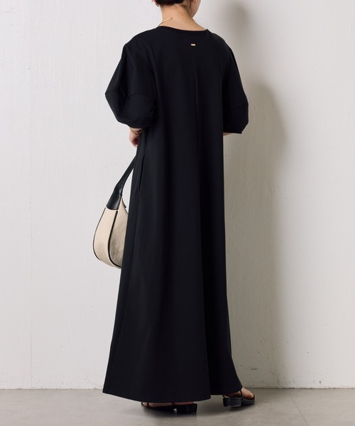 COLLAGE GALLARDAGALANTE（コラージュガリャルダガランテ）の「ランタンスリーブカットワンピース（ワンピース・レディース・オフホワイト/パープル/ブラック・FREE）」の9枚目の写真