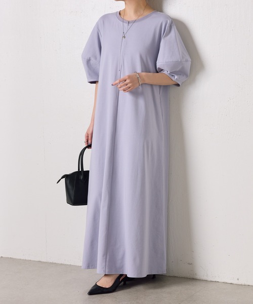 COLLAGE GALLARDAGALANTE（コラージュガリャルダガランテ）の「ランタンスリーブカットワンピース（ワンピース・レディース・オフホワイト/パープル/ブラック・FREE）」の11枚目の写真