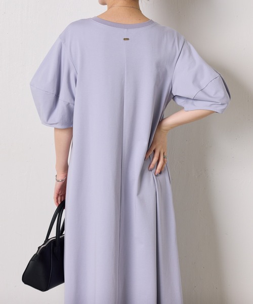 COLLAGE GALLARDAGALANTE（コラージュガリャルダガランテ）の「ランタンスリーブカットワンピース（ワンピース・レディース・オフホワイト/パープル/ブラック・FREE）」の18枚目の写真