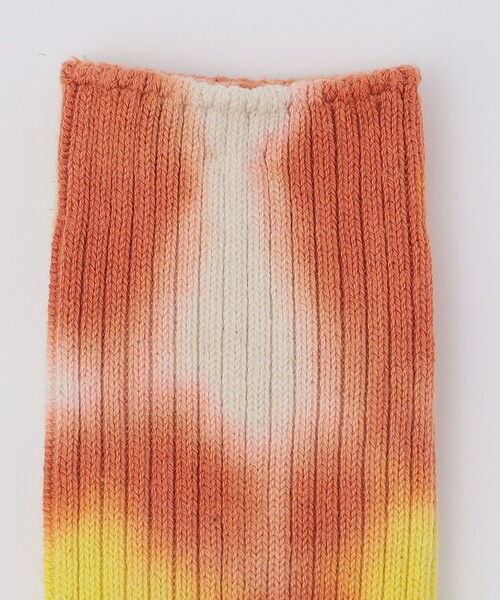 SHIPS（シップス）の「ANONYMOUS: タイダイ クルー ソックス（ソックス/靴下・メンズ・ダークグレー/オレンジ/パープル・ONE SIZE）」の6枚目の写真