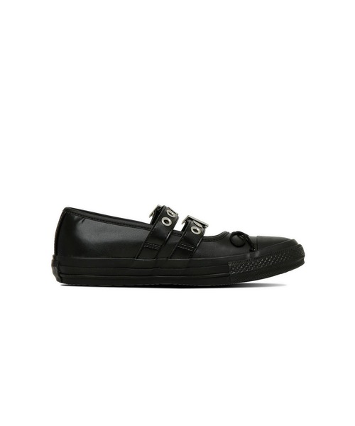 CONVERSE(コンバース)の「CONVERSE ALL STAR BL MANYEYELETS OX(コンバース オールスター BL メニーアイレッツ OX)(バレエシューズ・レディース・ブラック・22.5cm/23cm/23.5cm/24cm/24.5cm/25cm)」の3枚目の写真