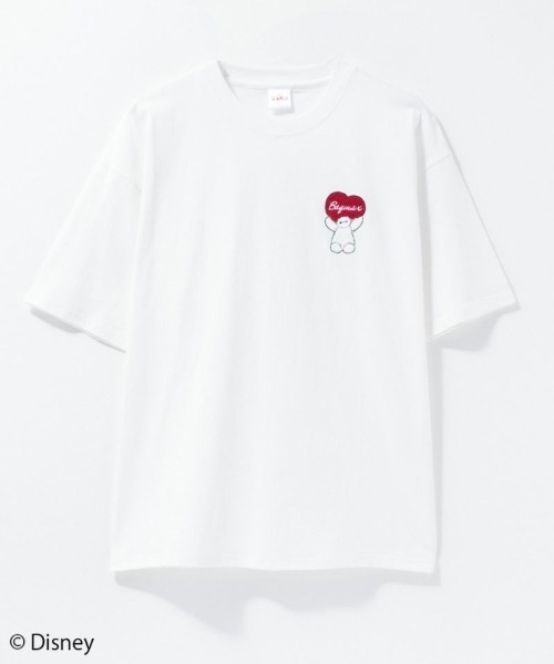 Disney ベイマックスワンポイントプリントTee（Tシャツ