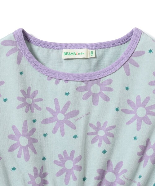 BEAMS mini（ビームスミニ）の「フラワー柄 ノースリーブ ワンピース 2025SS（90～150cm）（ワンピース・キッズ・ピンク/サックスブルー・90/100/110/120/130/140/150）」の10枚目の写真