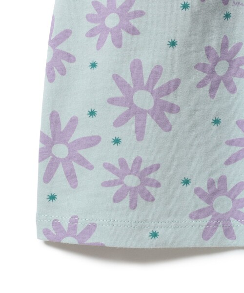 BEAMS mini（ビームスミニ）の「フラワー柄 ノースリーブ ワンピース 2025SS（90～150cm）（ワンピース・キッズ・ピンク/サックスブルー・90/100/110/120/130/140/150）」の12枚目の写真