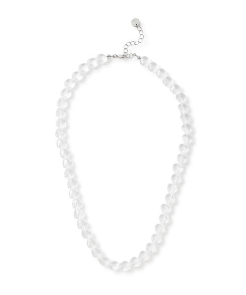 human woman（ヒューマンウーマン）の「◆クリアーネックレス（ネックレス・レディース・クリア・ﾌﾘ-）」の2枚目の写真