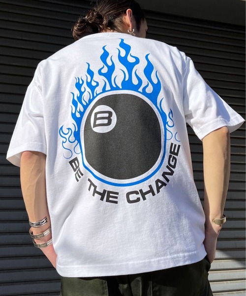 spiritoso(スピリトーゾ)の「ビリヤード両面プリント ビッグシルエットTシャツ(Tシャツ/カットソー・メンズ・ブラック/ライトベージュ/ホワイト・LARGE/MEDIUM)」の9枚目の写真