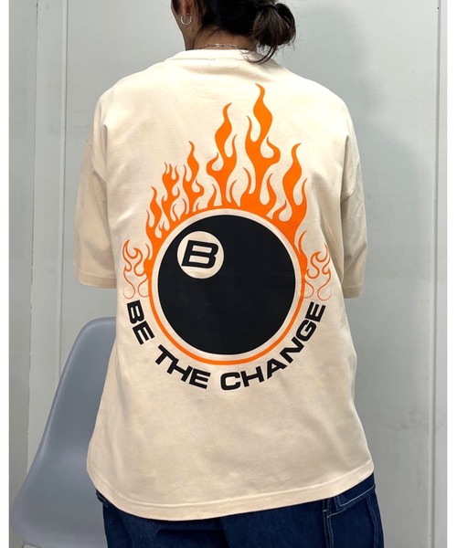 spiritoso(スピリトーゾ)の「ビリヤード両面プリント ビッグシルエットTシャツ(Tシャツ/カットソー・メンズ・ブラック/ライトベージュ/ホワイト・LARGE/MEDIUM)」の20枚目の写真