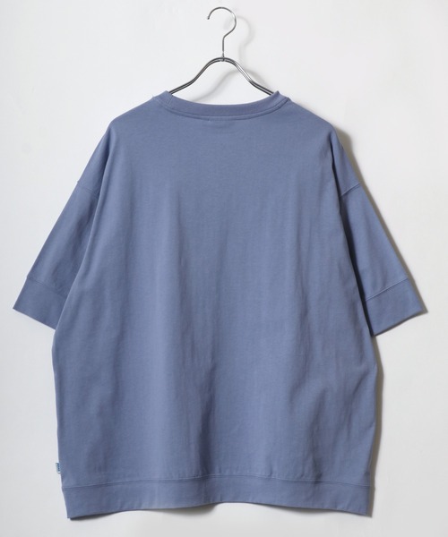 DISCUS(ディスカス)の「DISCUS/ディスカス オーバーサイズ カレッジロゴ ミニロゴワッペン刺繍 半袖Tスウェット(Tシャツ/カットソー・レディース・ピンク系その他/ブルー系その他/グリーン系その他/スミクロ/チャコール/ホワイト・L/M)」の16枚目の写真