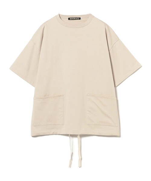 HAVERSACK(ハバーザック)の「HAVERSACK / Plain Big T-Shirt(Tシャツ/カットソー・レディース・チャコールグレー/ベージュ/ホワイト・1)」の13枚目の写真