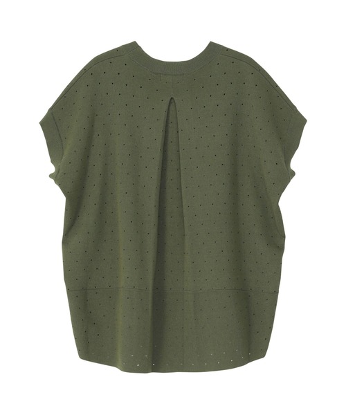 ZUCCa（ズッカ）の「ホールドットニット / ニットポロシャツ / S（ポロシャツ・レディース・グレー/カーキ/ブラック・M size）」の11枚目の写真