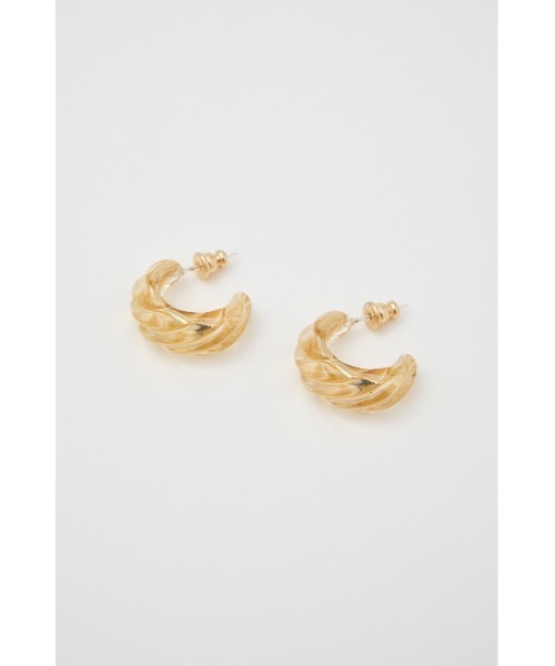 rienda（リエンダ）の「クリアコンビフープピアス（ピアス（両耳用）・レディース・ゴールド・FREE）」の4枚目の写真