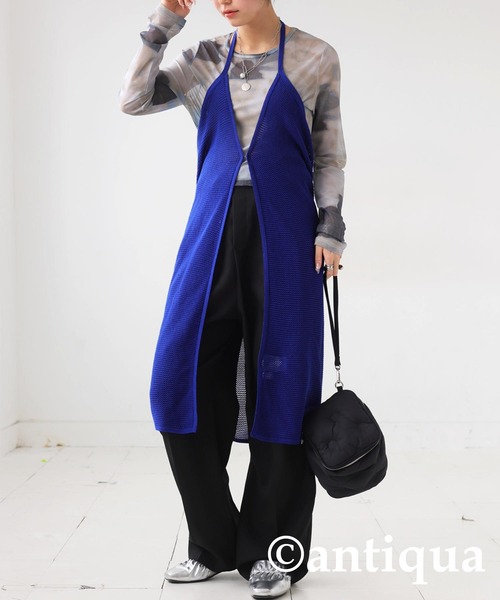 antiqua(アンティカ)の「マルチウェイラップスカート(スカート・レディース・ライム/ベージュ/ブラック/ブルー・ONESIZE)」の14枚目の写真