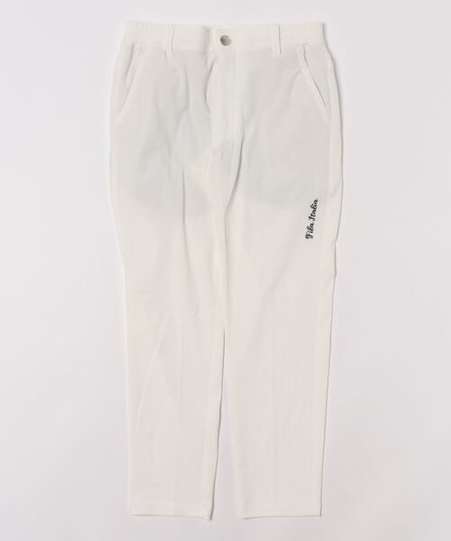 ⬜︎FILA GOLF ホワイト プリーツ入り チノパン メンズウェア
