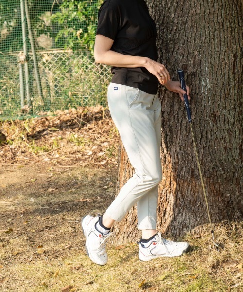 新品未使用 フィラゴルフ クロップド パンツ グレー 5Lサイズ セール】【FILA GOLF/フィラゴルフ】レディースクロップドパンツ