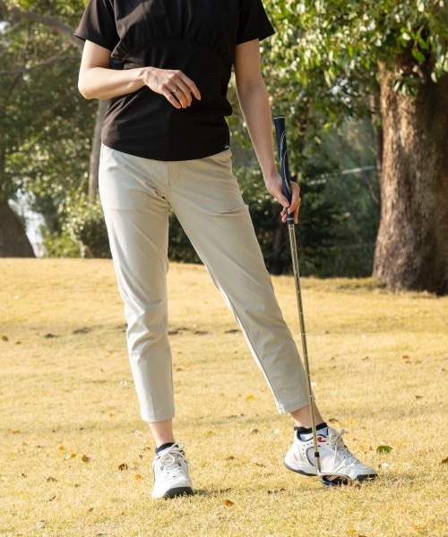 新品未使用 フィラゴルフ クロップド パンツ グレー 5Lサイズ セール】【FILA GOLF/フィラゴルフ】レディースクロップドパンツ