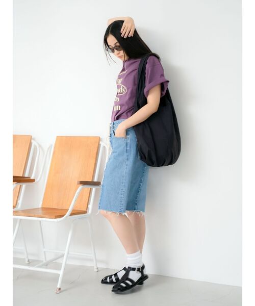 Ungrid（アングリッド）の「タックデザインラウンドバッグ（ハンドバッグ・レディース・ブラック/その他1/アイボリー・FREE）」の6枚目の写真