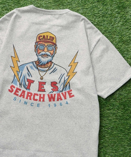 The Endless Summer(エンドレスサマー)の「TES 8812 HURRICANE SURFER T-SHIRT / Tシャツ(Tシャツ/カットソー・メンズ・B/グレー/A/ホワイト・X-LARGE/LARGE/MEDIUM/SMALL)」の3枚目の写真