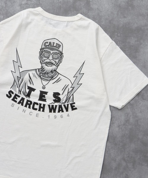 The Endless Summer(エンドレスサマー)の「TES 8812 HURRICANE SURFER T-SHIRT / Tシャツ(Tシャツ/カットソー・メンズ・B/グレー/A/ホワイト・X-LARGE/LARGE/MEDIUM/SMALL)」の4枚目の写真