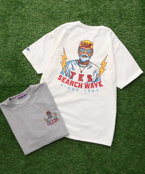The Endless Summer(エンドレスサマー)の「TES 8812 HURRICANE SURFER T-SHIRT / Tシャツ(Tシャツ/カットソー・メンズ・B/グレー/A/ホワイト・X-LARGE/LARGE/MEDIUM/SMALL)」の5枚目の写真