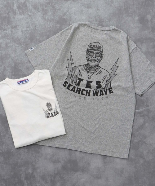 The Endless Summer(エンドレスサマー)の「TES 8812 HURRICANE SURFER T-SHIRT / Tシャツ(Tシャツ/カットソー・メンズ・B/グレー/A/ホワイト・X-LARGE/LARGE/MEDIUM/SMALL)」の13枚目の写真