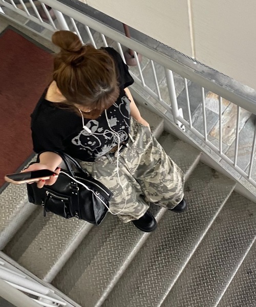 JEANASIS(ジーナシス)の「【25quee】タックワークパンツ/455523(その他パンツ・レディース・ブラック/カーキ系/グレー系その他・FREE)」の5枚目の写真