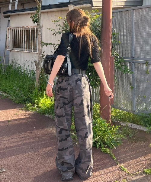 JEANASIS(ジーナシス)の「【25quee】タックワークパンツ/455523(その他パンツ・レディース・ブラック/カーキ系/グレー系その他・FREE)」の14枚目の写真