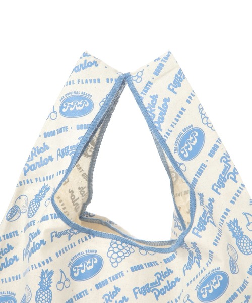 niko and...（ニコアンド）の「【FIZZ&RICH PARLOR】ミニマルシェバッグ（エコバッグ/サブバッグ・レディース・イエロー/ブルー・0）」の8枚目の写真