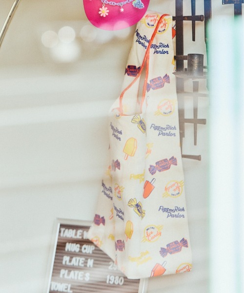 niko and...（ニコアンド）の「【FIZZ&RICH PARLOR】ミニマルシェバッグ（エコバッグ/サブバッグ・レディース・イエロー/ブルー・0）」の19枚目の写真