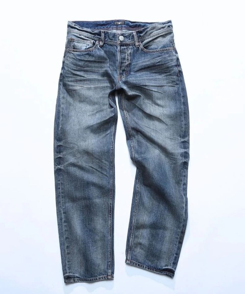 TMT(ティーエムティー)の「12oz SOFT DENIM 5P STRAIGHT(TYPE 501 66B)(デニムパンツ・メンズ・インディゴブルー/ライトインディゴブルー・MEDIUM/X-LARGE/LARGE)」の2枚目の写真