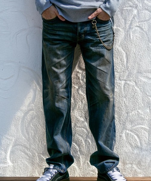 TMT(ティーエムティー)の「12oz SOFT DENIM 5P STRAIGHT(TYPE 501 66B)(デニムパンツ・メンズ・インディゴブルー/ライトインディゴブルー・MEDIUM/X-LARGE/LARGE)」の3枚目の写真