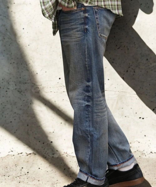 TMT(ティーエムティー)の「12oz SOFT DENIM 5P STRAIGHT(TYPE 501 66B)(デニムパンツ・メンズ・インディゴブルー/ライトインディゴブルー・MEDIUM/X-LARGE/LARGE)」の8枚目の写真