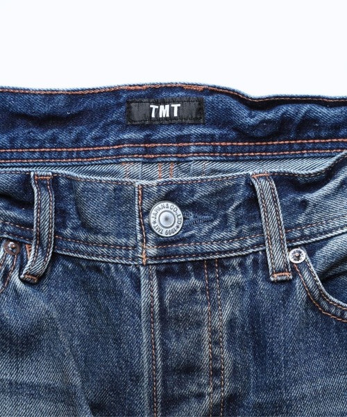 TMT(ティーエムティー)の「12oz SOFT DENIM 5P STRAIGHT(TYPE 501 66B)(デニムパンツ・メンズ・インディゴブルー/ライトインディゴブルー・MEDIUM/X-LARGE/LARGE)」の9枚目の写真