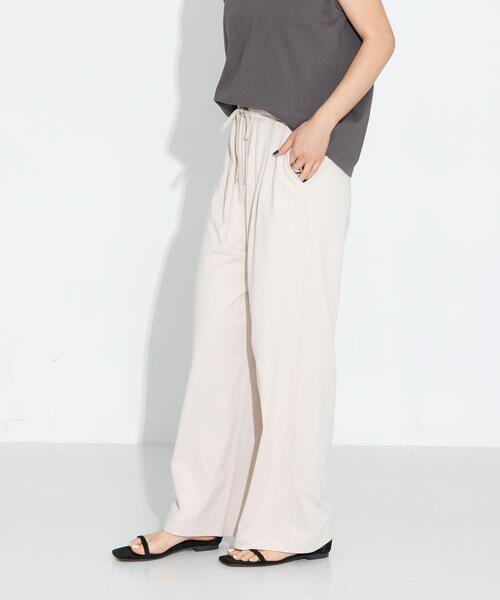 URBAN RESEARCH Sonny Label（アーバンリサーチサニーレーベル）の「『WEB限定』『UR TECH ひやサラクール』イージーワンタックパンツ（その他パンツ・レディース・ブラウン/ベージュ/ブラック・FREE）」の21枚目の写真