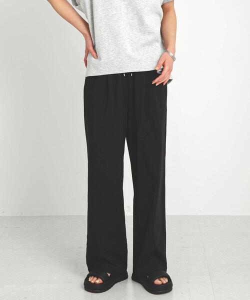 URBAN RESEARCH Sonny Label（アーバンリサーチサニーレーベル）の「『WEB限定』『UR TECH ひやサラクール』イージーワンタックパンツ（その他パンツ・レディース・ブラウン/ベージュ/ブラック・FREE）」の6枚目の写真