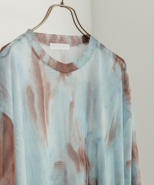 SENSE OF PLACE by URBAN RESEARCH（センスオブプレイスバイアーバンリサーチ）の「アソートシアーロングTシャツ（Tシャツ/カットソー・メンズ・ブラック系その他/ブルー/ブラック・MEDIUM/LARGE）」の3枚目の写真