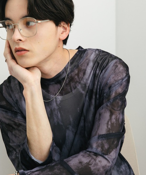 SENSE OF PLACE by URBAN RESEARCH（センスオブプレイスバイアーバンリサーチ）の「アソートシアーロングTシャツ（Tシャツ/カットソー・メンズ・ブラック系その他/ブルー/ブラック・MEDIUM/LARGE）」の17枚目の写真