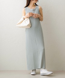 NOAHL（ノアル）の「【NOAHL】ノースリーブリップルワンピース（ワンピース）」