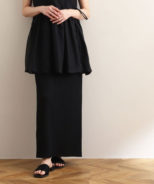 【限定1着】ハンドメイド　レディース　ノースリーブワンピース　リップル♬ セール】【NOAHL】ノースリーブリップルワンピース（ワンピース