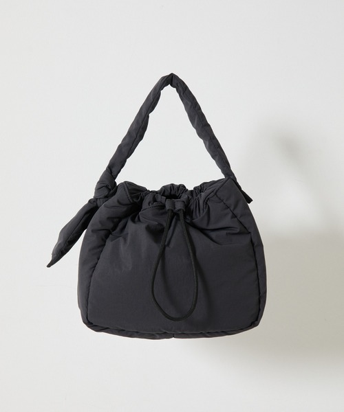 COLONY 2139(コロニートゥーワンスリーナイン)の「ナイロンドロストバッグ(ハンドバッグ・レディース・ブラウン/アイボリー/ブラック/サックスブルー・FREE)」の8枚目の写真