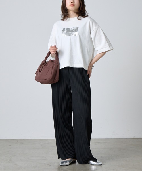 COLONY 2139(コロニートゥーワンスリーナイン)の「ナイロンドロストバッグ(ハンドバッグ・レディース・ブラウン/アイボリー/ブラック/サックスブルー・FREE)」の20枚目の写真