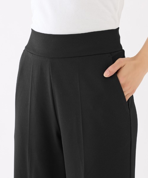 SABRINA(サブリナ)の「SABRINA/サブリナ 美脚ストレッチパンツ 冷感 ワイド(その他パンツ・レディース・ブラック/グレー系その他・MEDIUM/LARGE)」の8枚目の写真